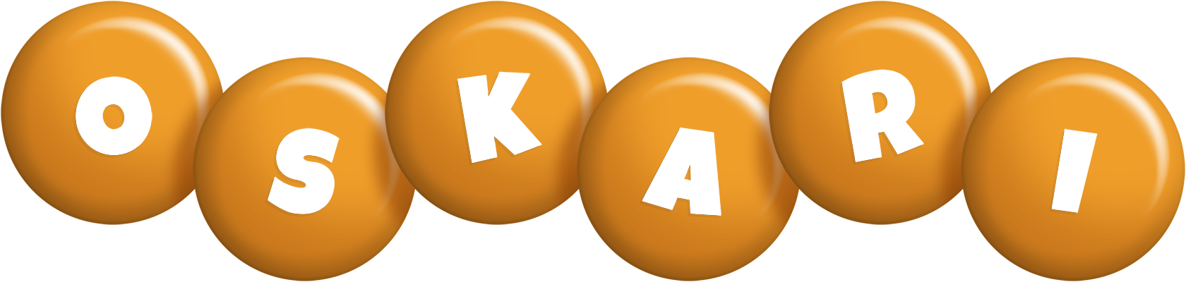 Oskari candy-orange logo