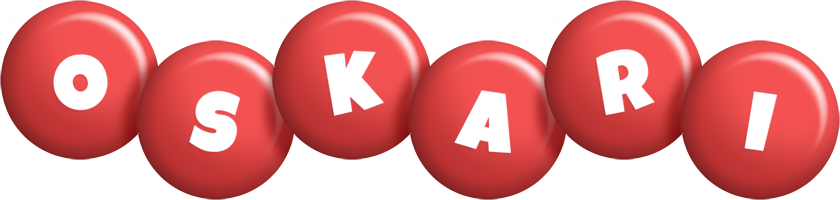 Oskari candy-red logo