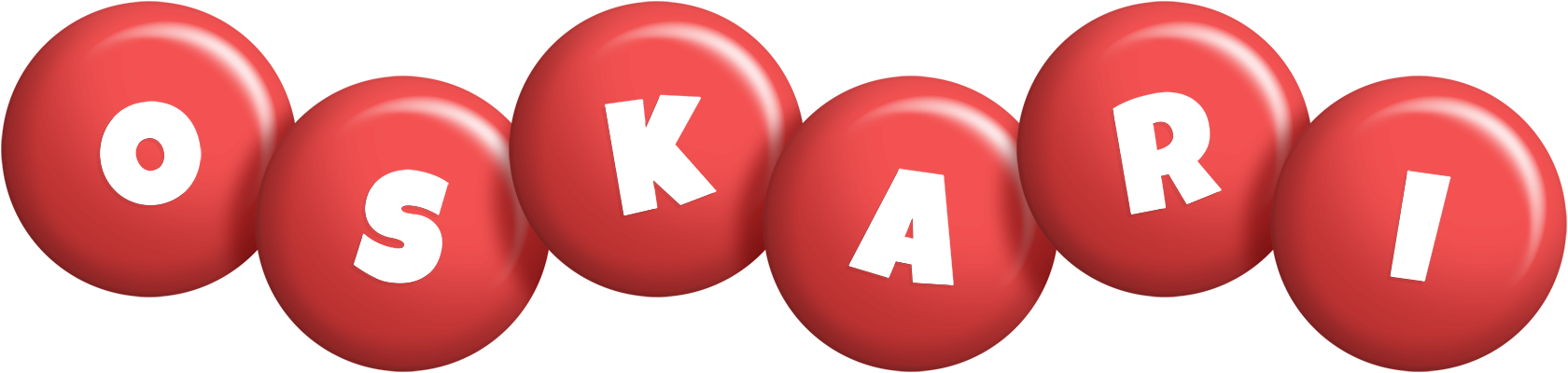 Oskari candy-red logo