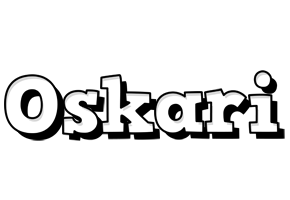 Oskari snowing logo