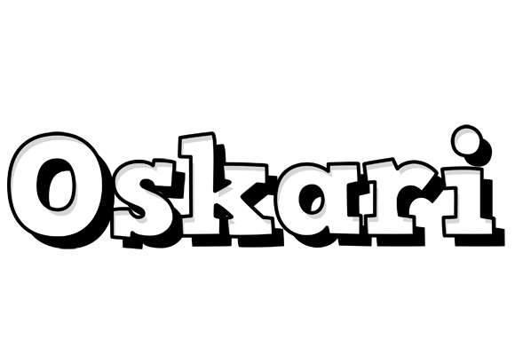 Oskari snowing logo