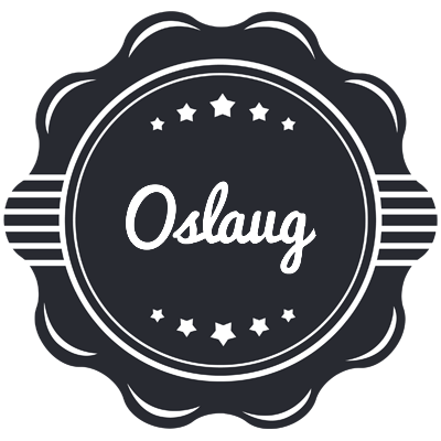 Oslaug badge logo