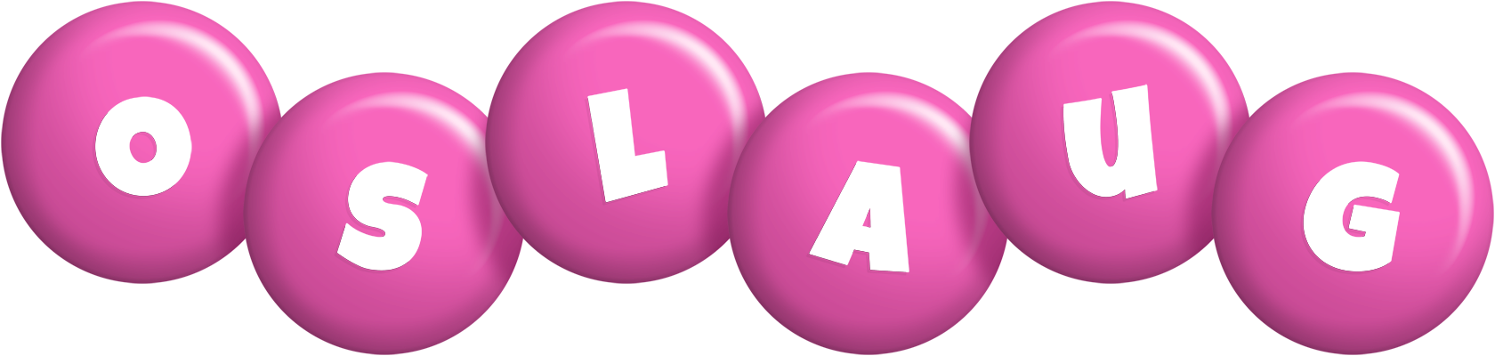Oslaug candy-pink logo