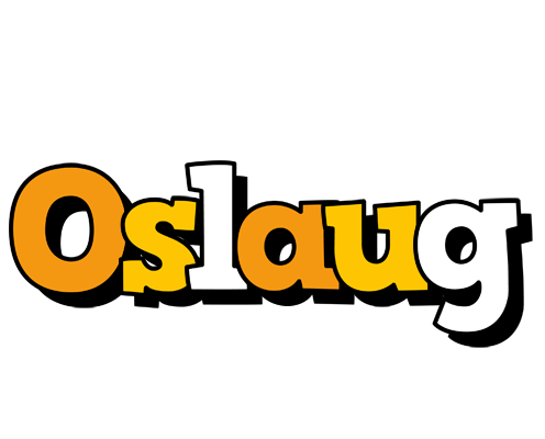 Oslaug cartoon logo