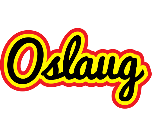 Oslaug flaming logo