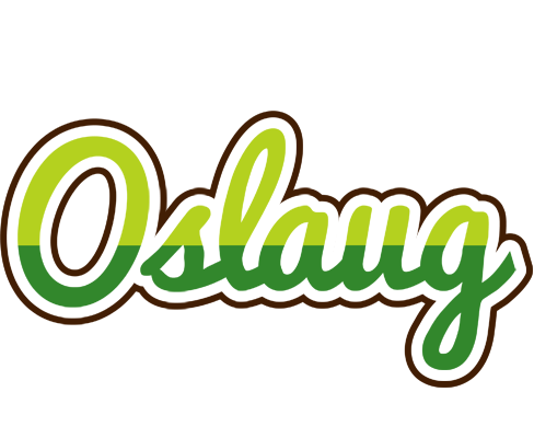 Oslaug golfing logo
