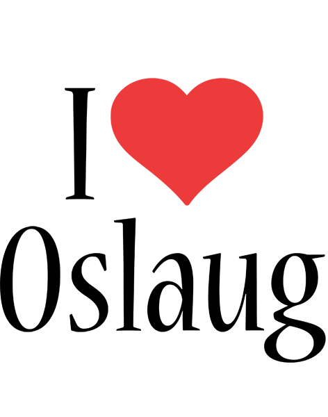 Oslaug i-love logo