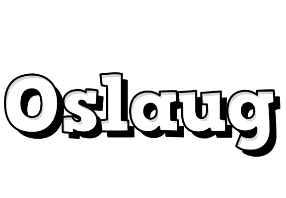 Oslaug snowing logo
