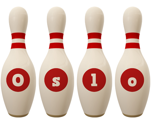 Oslo bowling-pin logo