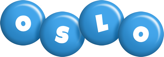 Oslo candy-blue logo