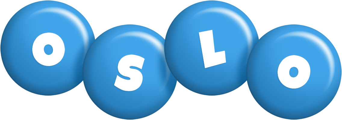 Oslo candy-blue logo