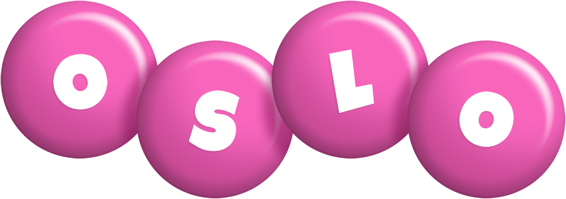 Oslo candy-pink logo