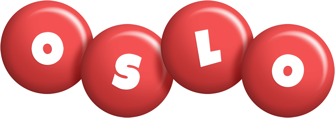 Oslo candy-red logo