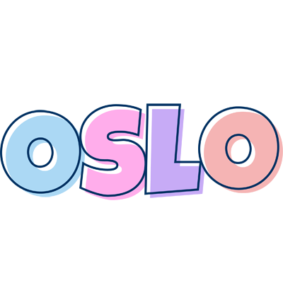Oslo pastel logo