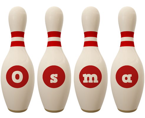 Osma bowling-pin logo