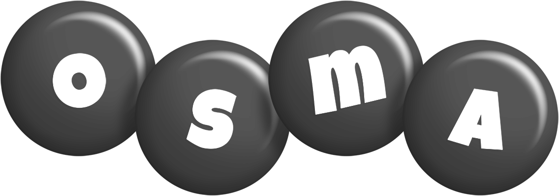 Osma candy-black logo