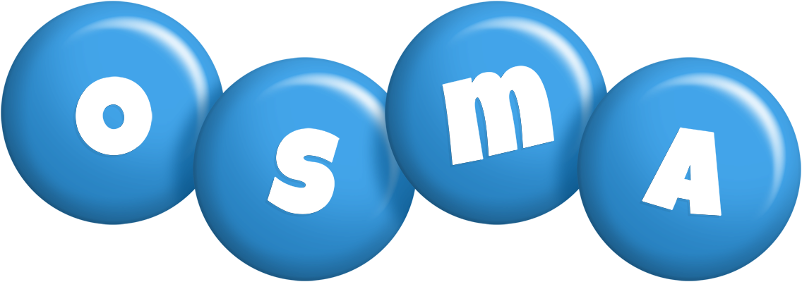 Osma candy-blue logo