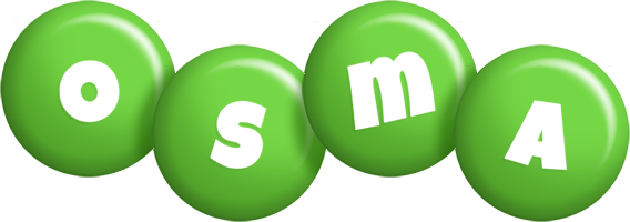 Osma candy-green logo