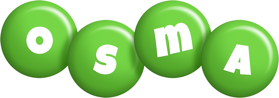 Osma candy-green logo