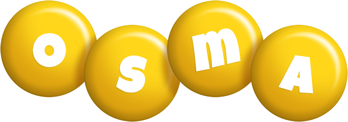 Osma candy-yellow logo