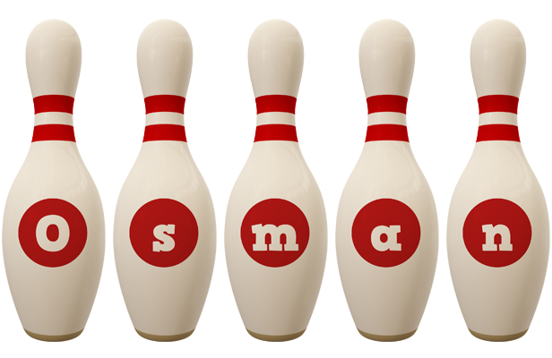 Osman bowling-pin logo