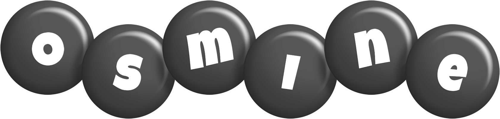 Osmine candy-black logo