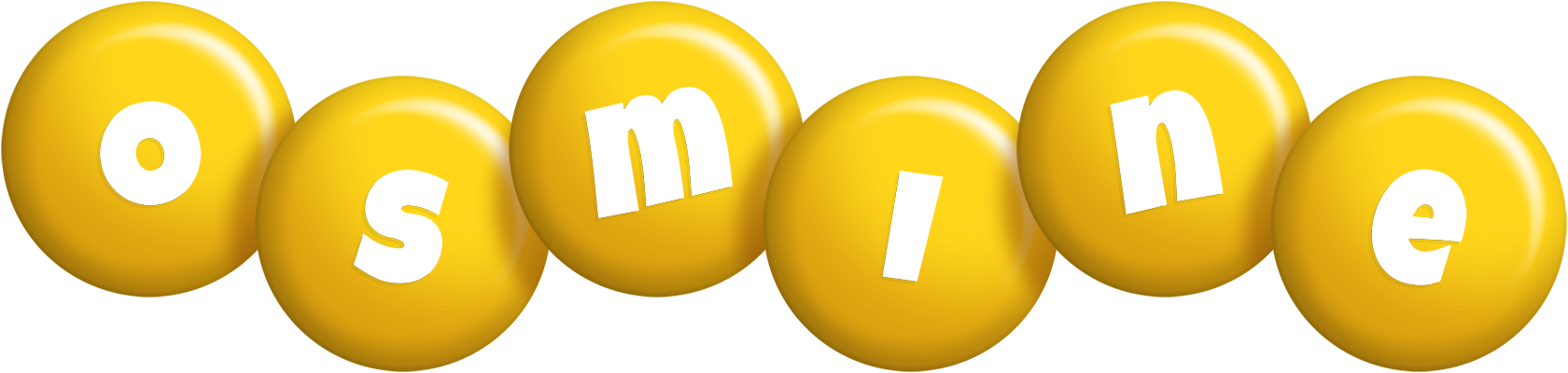 Osmine candy-yellow logo