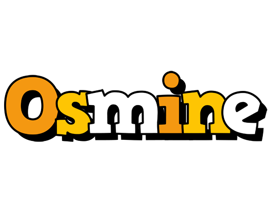 Osmine cartoon logo