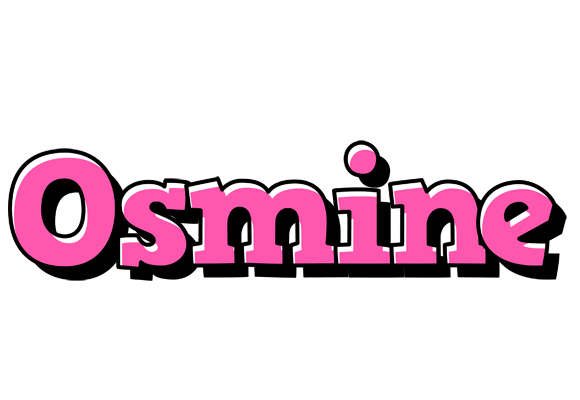 Osmine girlish logo