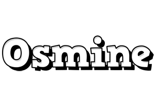 Osmine snowing logo