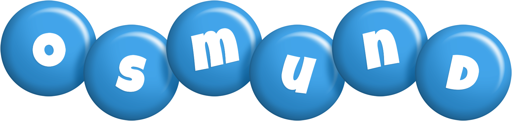 Osmund candy-blue logo