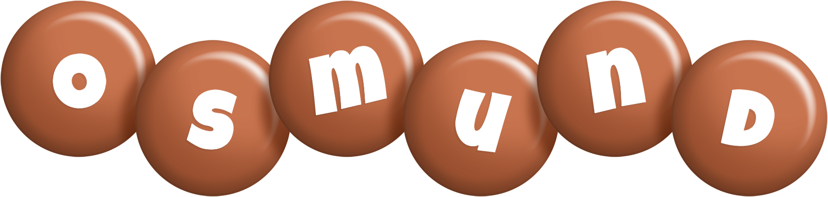 Osmund candy-brown logo