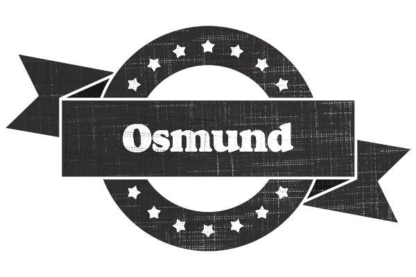 Osmund grunge logo
