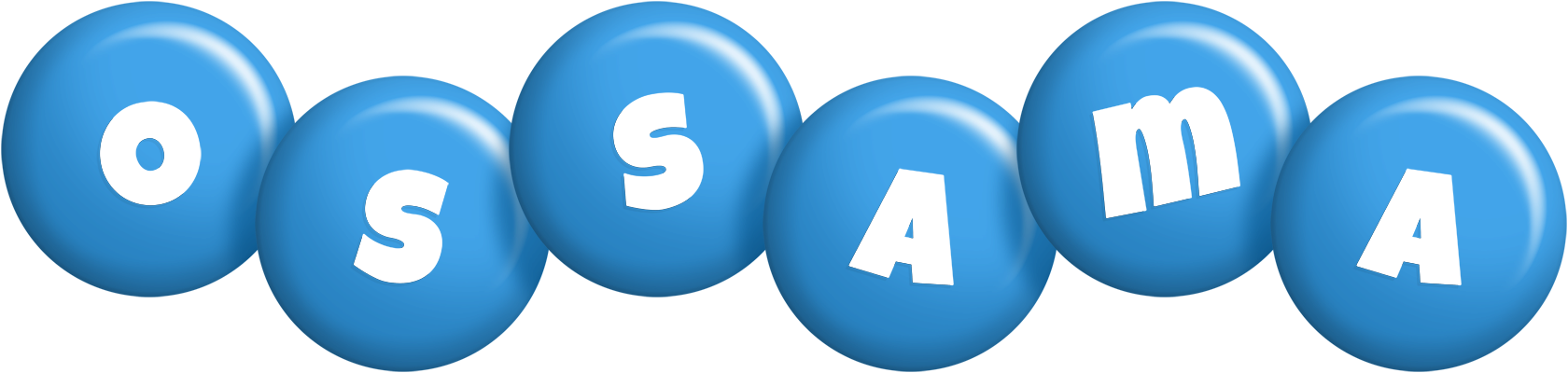 Ossama candy-blue logo