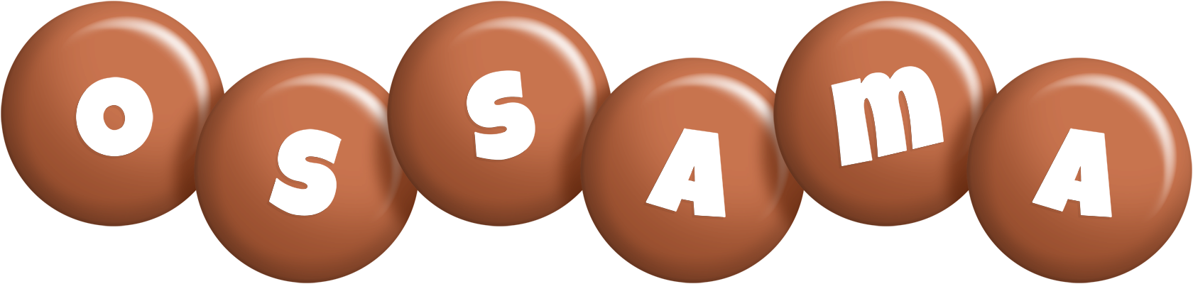 Ossama candy-brown logo