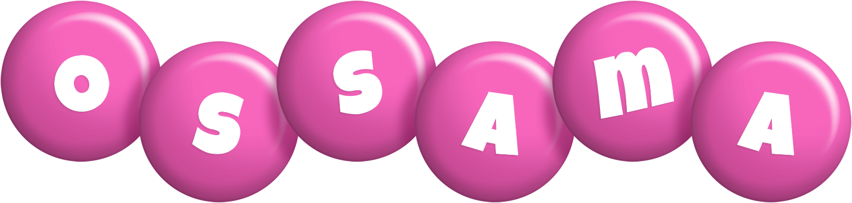 Ossama candy-pink logo