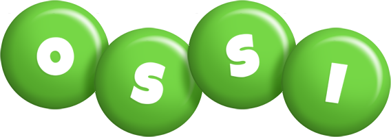 Ossi candy-green logo