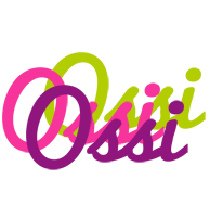 Ossi flowers logo