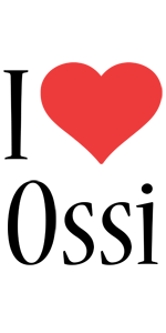 Ossi i-love logo