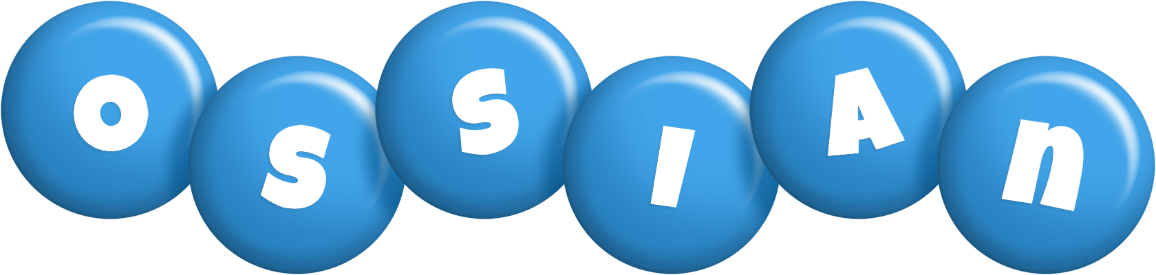 Ossian candy-blue logo