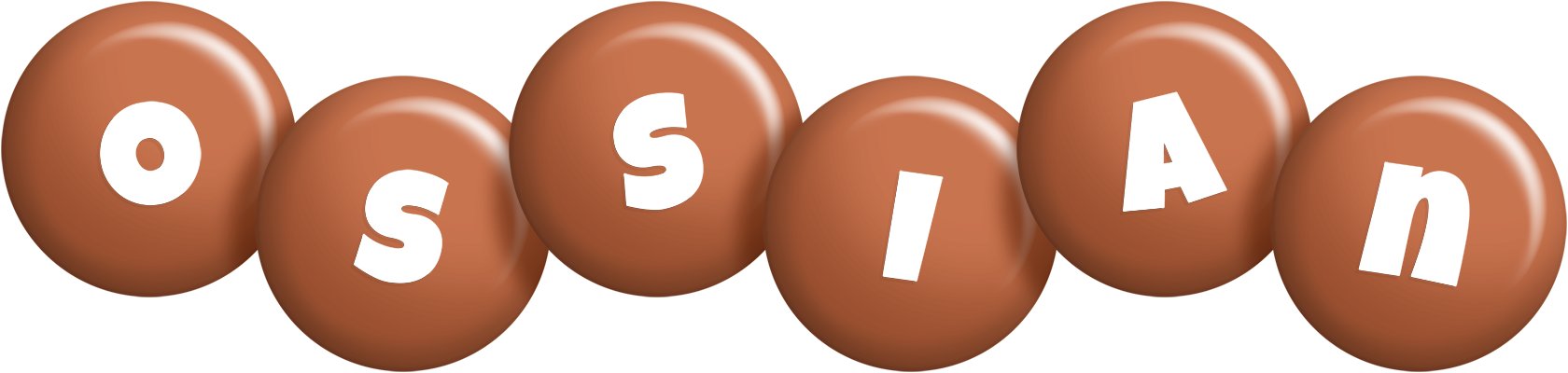 Ossian candy-brown logo
