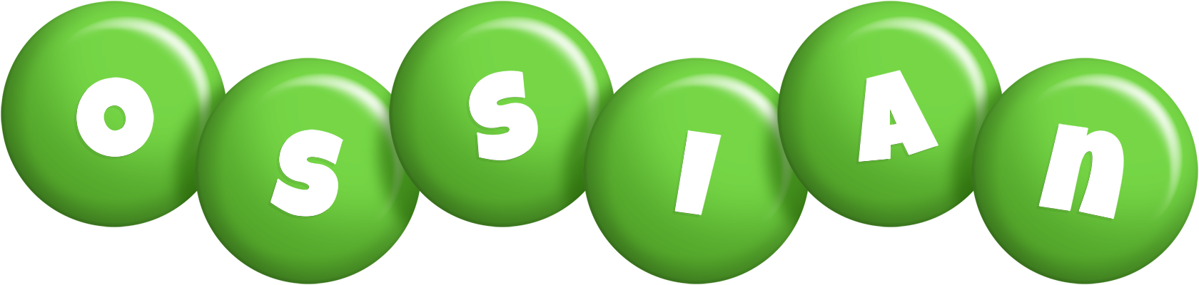 Ossian candy-green logo