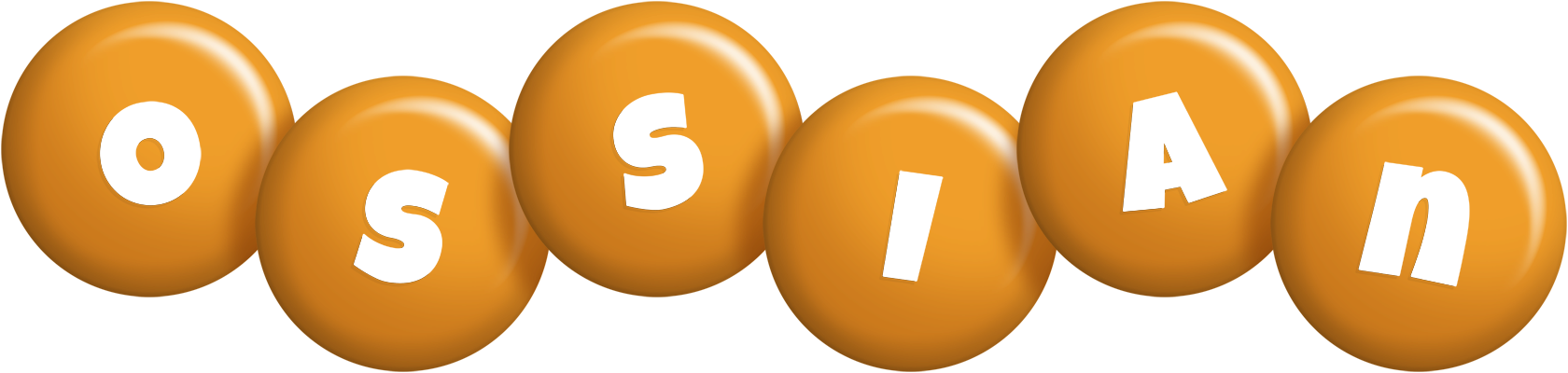 Ossian candy-orange logo