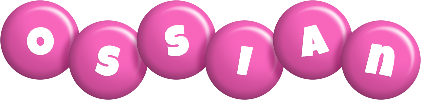 Ossian candy-pink logo