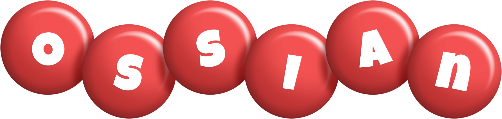 Ossian candy-red logo
