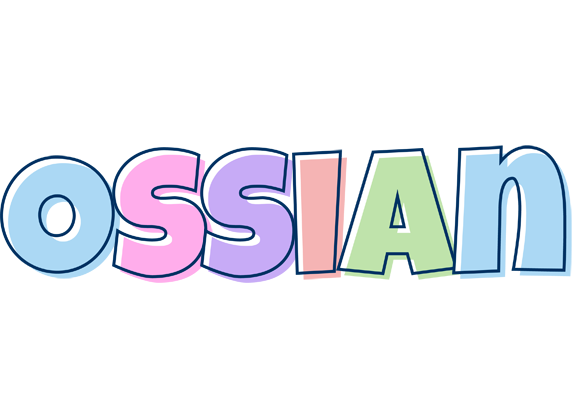 Ossian pastel logo
