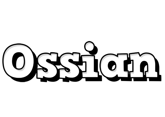 Ossian snowing logo