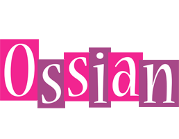 Ossian whine logo