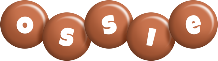 Ossie candy-brown logo