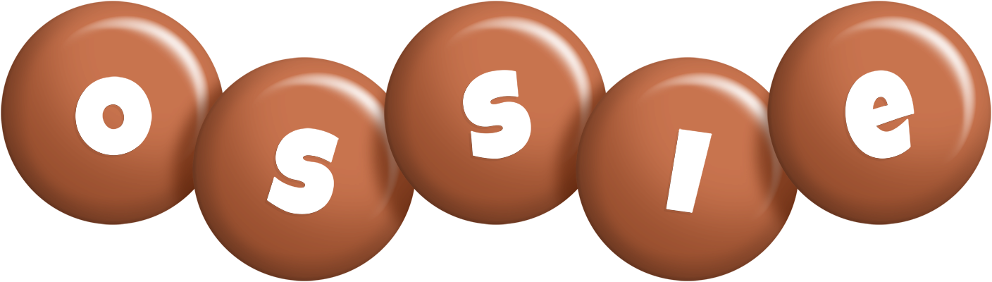 Ossie candy-brown logo